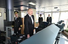 Президент Ильхам Алиев принял участие в церемонии сдачи в эксплуатацию танкера «Зангилан» (ФОТО/ВИДЕО)
