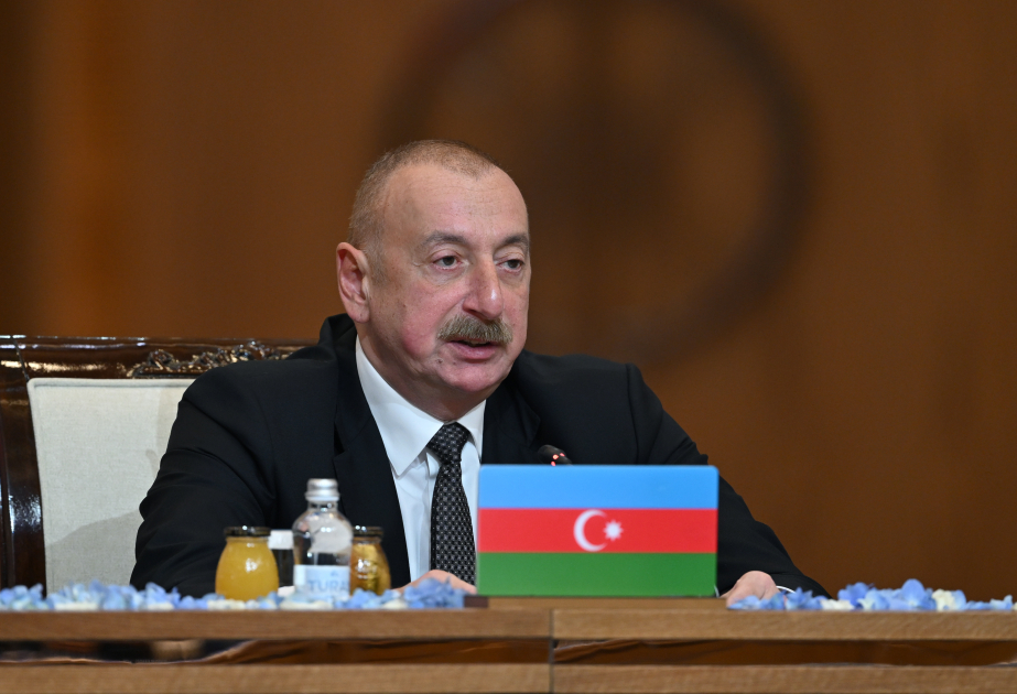 Президент Ильхам Алиев: Азербайджан играет важную роль в развитии транспортного коридора «Север-Юг» (ВИДЕО)