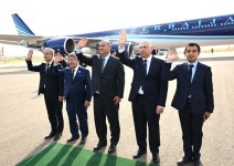 Завершился визит Президента Узбекистана в Азербайджан (ФОТО)