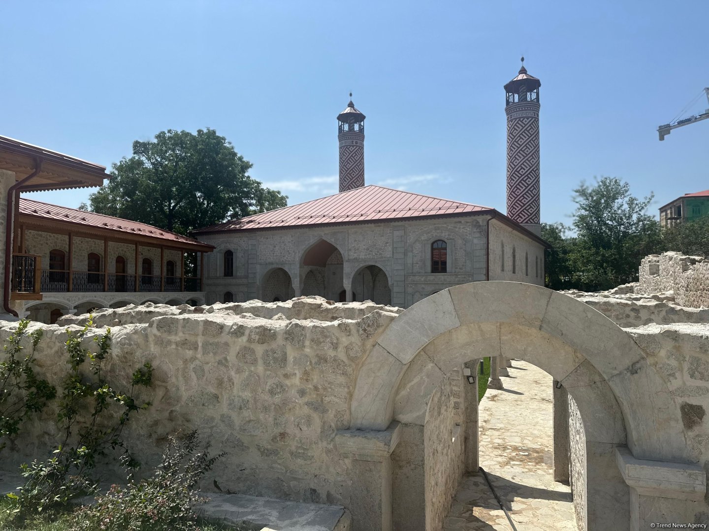 Отреставрированная мечеть Ашагы Говхар Ага в Шуше (ФОТО)