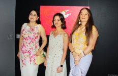 В Баку  открылась оригинальная экспозиция художницы из Грузии Барбары Асламази (ФОТО)