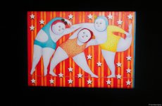 В Баку  открылась оригинальная экспозиция художницы из Грузии Барбары Асламази (ФОТО)