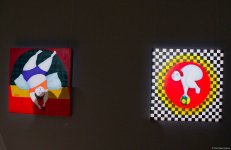 В Баку  открылась оригинальная экспозиция художницы из Грузии Барбары Асламази (ФОТО)