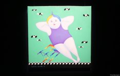 В Баку  открылась оригинальная экспозиция художницы из Грузии Барбары Асламази (ФОТО)