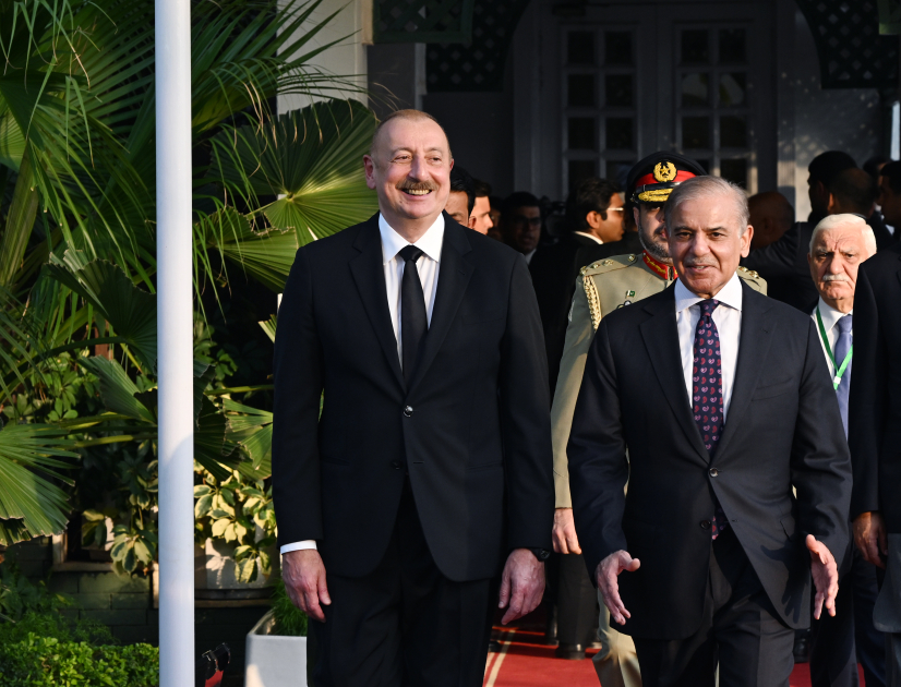 В Исламабаде состоялась церемония официальной встречи Президента Ильхама Алиева (ФОТО/ВИДЕО)