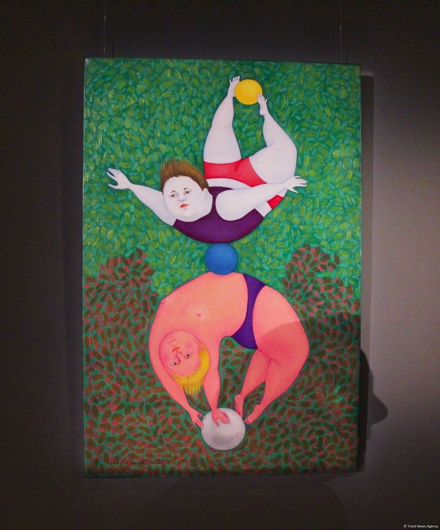 В Баку  открылась оригинальная экспозиция художницы из Грузии Барбары Асламази (ФОТО)