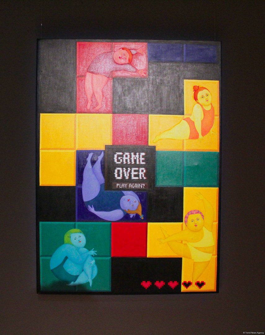 В Баку  открылась оригинальная экспозиция художницы из Грузии Барбары Асламази (ФОТО)