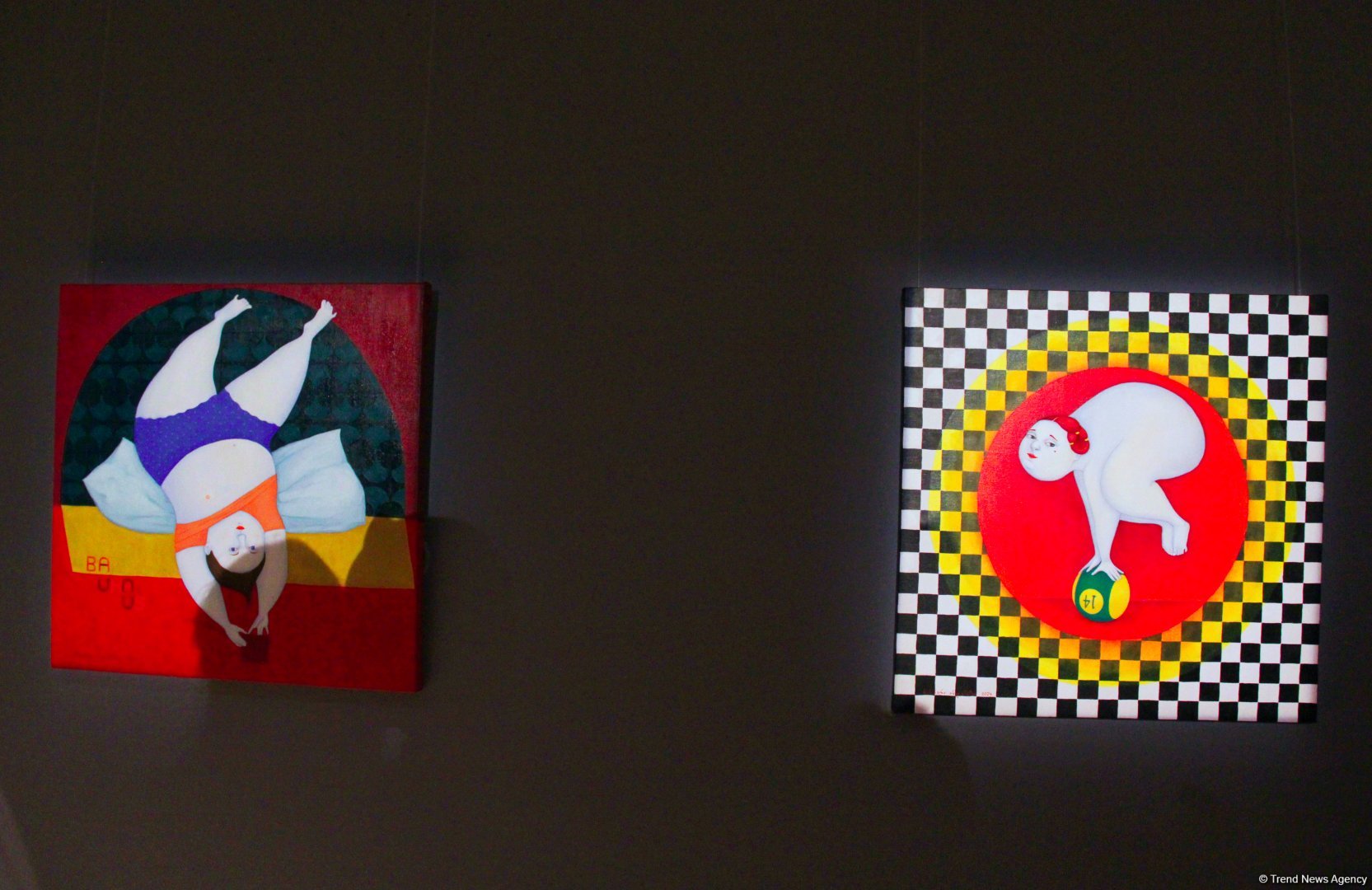 В Баку  открылась оригинальная экспозиция художницы из Грузии Барбары Асламази (ФОТО)