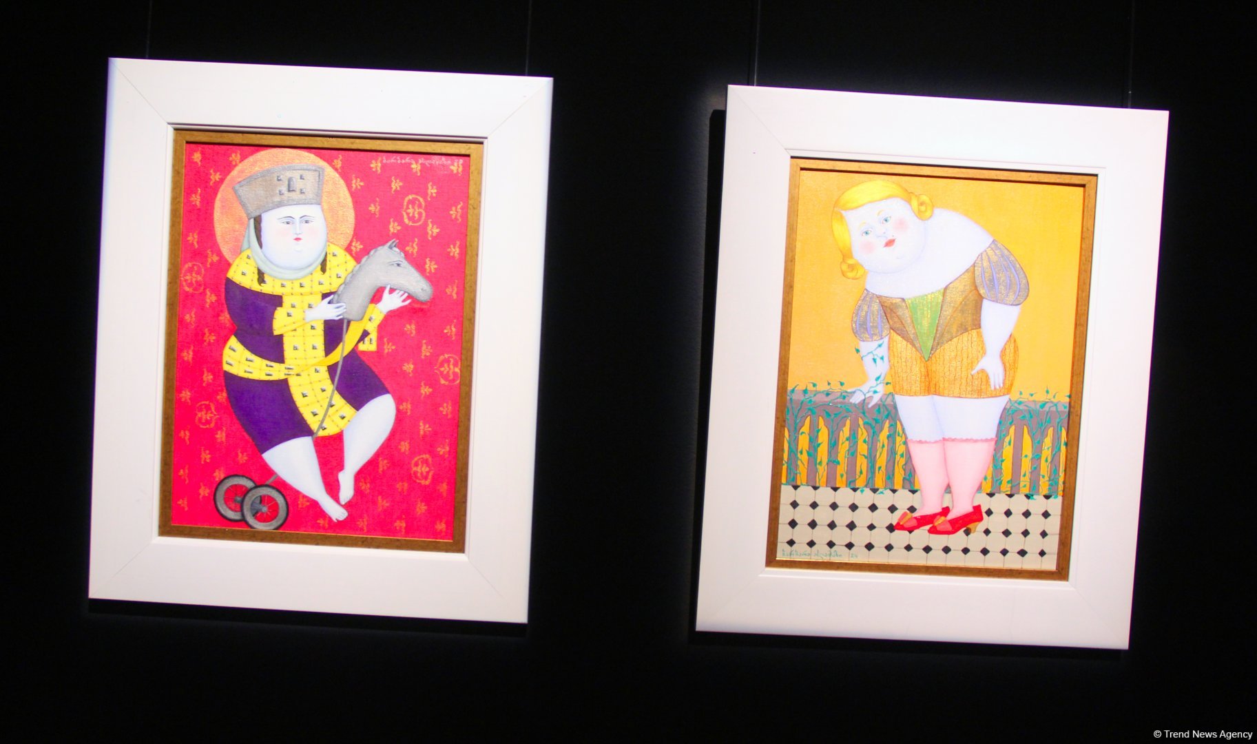 В Баку  открылась оригинальная экспозиция художницы из Грузии Барбары Асламази (ФОТО)