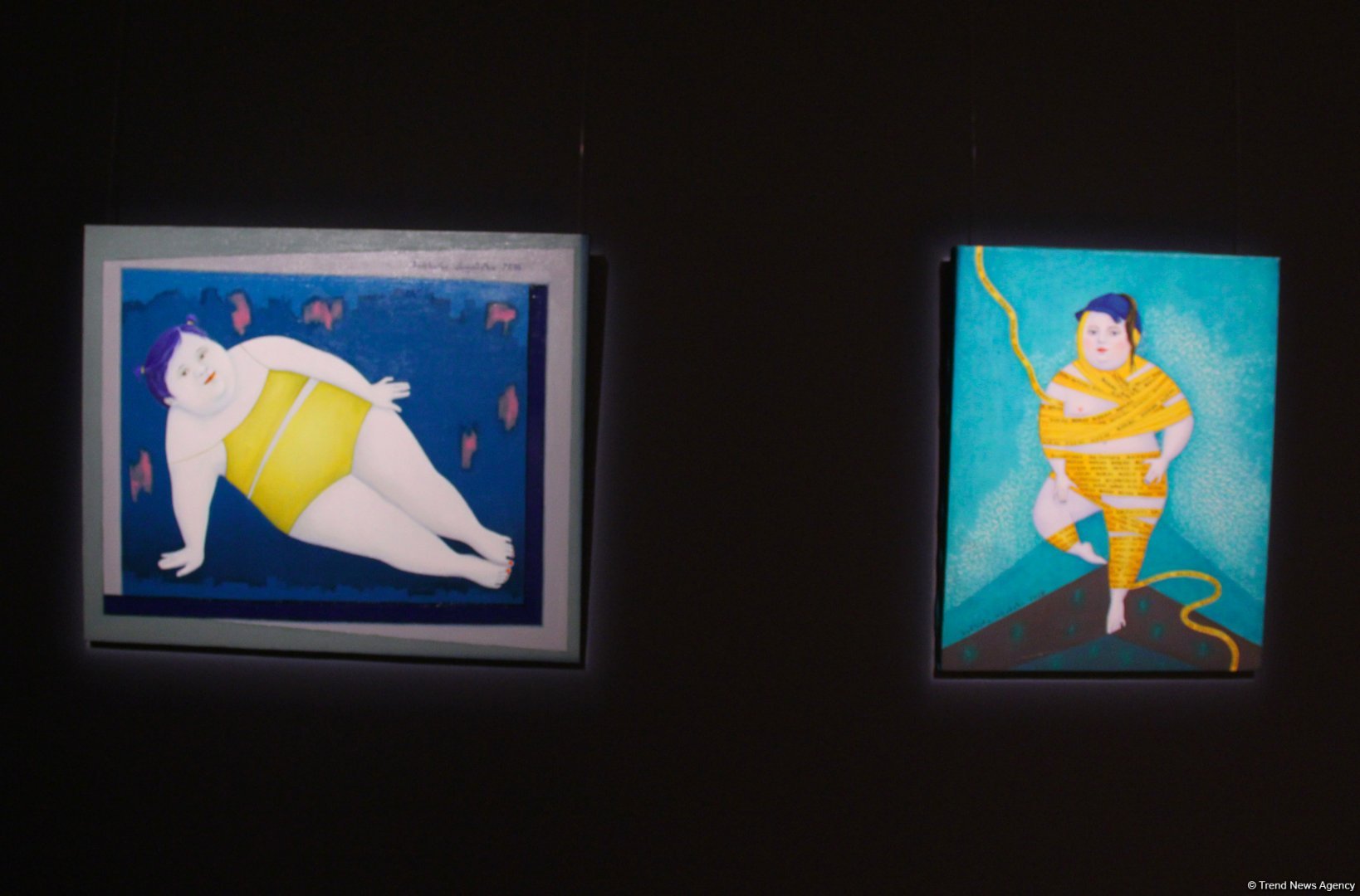 В Баку  открылась оригинальная экспозиция художницы из Грузии Барбары Асламази (ФОТО)