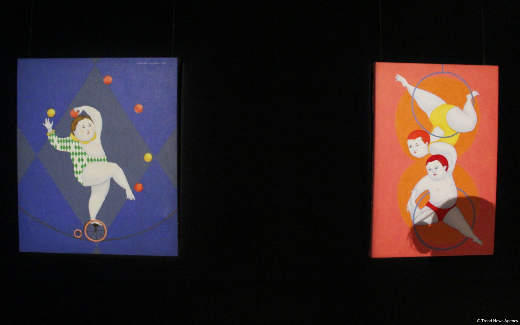 В Баку  открылась оригинальная экспозиция художницы из Грузии Барбары Асламази (ФОТО)