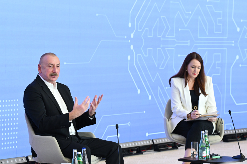 Президент Ильхам Алиев выступил на II Шушинском глобальном медиафоруме (ФОТО/ВИДЕО)