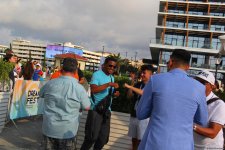 Легендарная группа The Jacksons заложила звезду в Sea Breeze Walk of Fame в Баку (ФОТО)