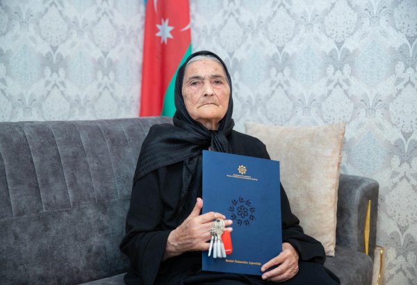 Матери Национального героя Натига Гасымова предоставлена новая квартира (ФОТО)