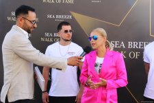 "Королева диско" 80-90-х СС Сatch заложила звезду в Sea Breeze Walk of Fame в Баку (ФОТО)