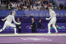 Париж-2024: Азербайджанская фехтовальщица Анна Башта вышла в 1/8 финала (ФОТО)