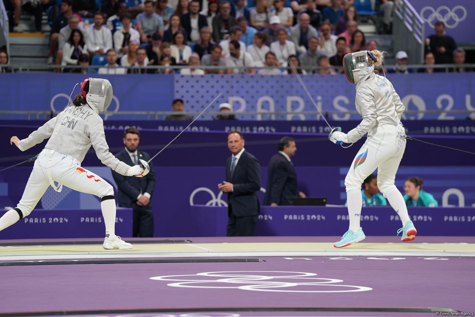 Париж-2024: Азербайджанская фехтовальщица Анна Башта вышла в 1/8 финала (ФОТО)