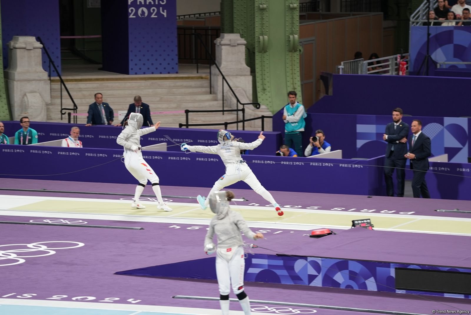 Париж-2024: Азербайджанская фехтовальщица Анна Башта вышла в 1/8 финала (ФОТО)