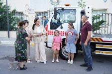 В город Лачин возвращается очередная группа бывших вынужденных переселенцев (ФОТО)