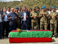 Останки пропавшего без вести 30 лет назад шехида Джамала Гулиева перезахоронены в Лачине (ФОТО)
