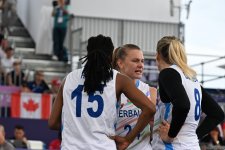 Женская сборная Азербайджана по баскетболу 3х3 провела свою последнюю игру