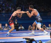 Азербайджанский борец греко-римского стиля вышел в 1/4 финала Олимпиады в Париже (ФОТО)