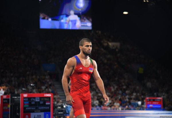 Азербайджанский борец Хасрат Джафаров вышел в 1/4 финала на Олимпиаде в Париже (ФОТО)