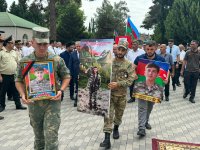 В Агдаме проходит церемония прощания с военнослужащим, пропавшим без вести в Лачине два года назад (ФОТО)