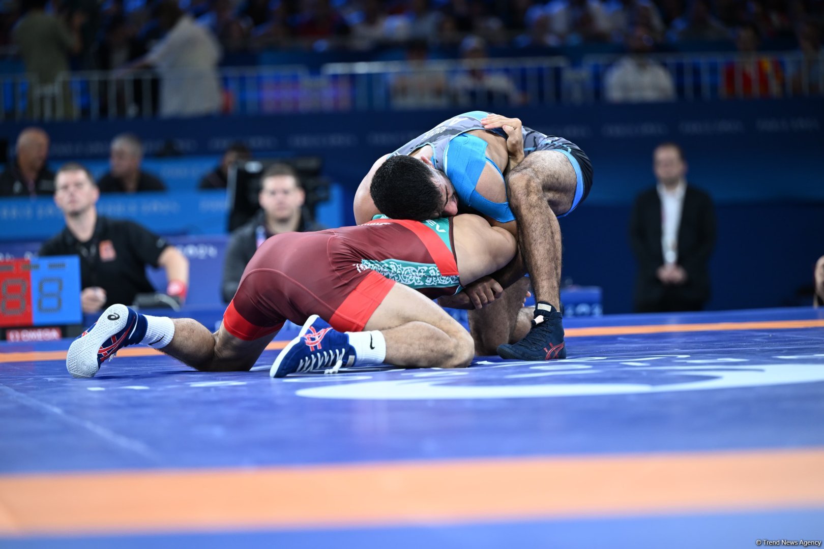 Азербайджанский борец Алиаббас Рзазаде проиграл в 1/8 финала на Олимпиаде в Париже (ФОТО)