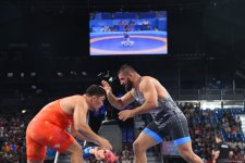 Азербайджанский борец Георгий Мешвилдишвили вышел в полуфинал на Олимпийских играх в Париже (ФОТО)