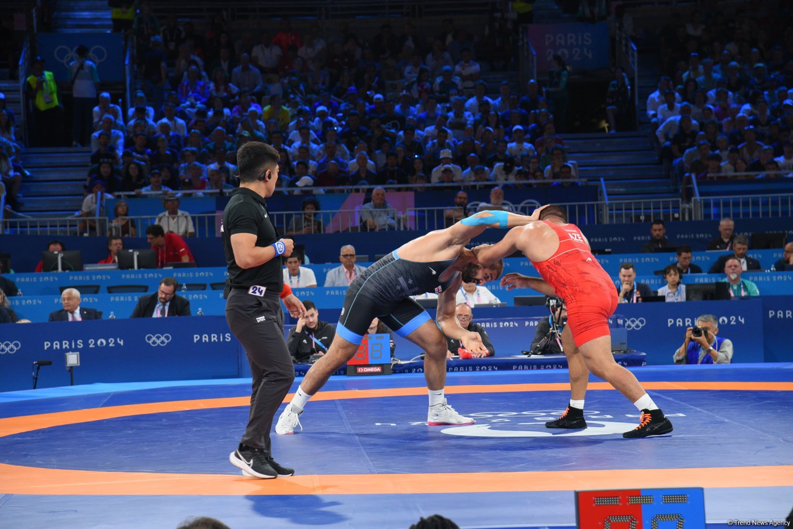 Азербайджанский борец поборется за бронзовую медаль на Олимпиаде в Париже (ФОТО)