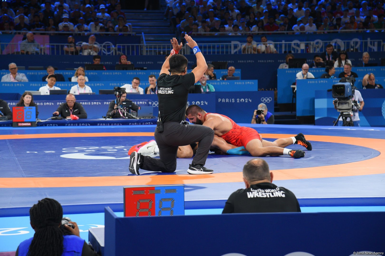 Азербайджанский борец поборется за бронзовую медаль на Олимпиаде в Париже (ФОТО)