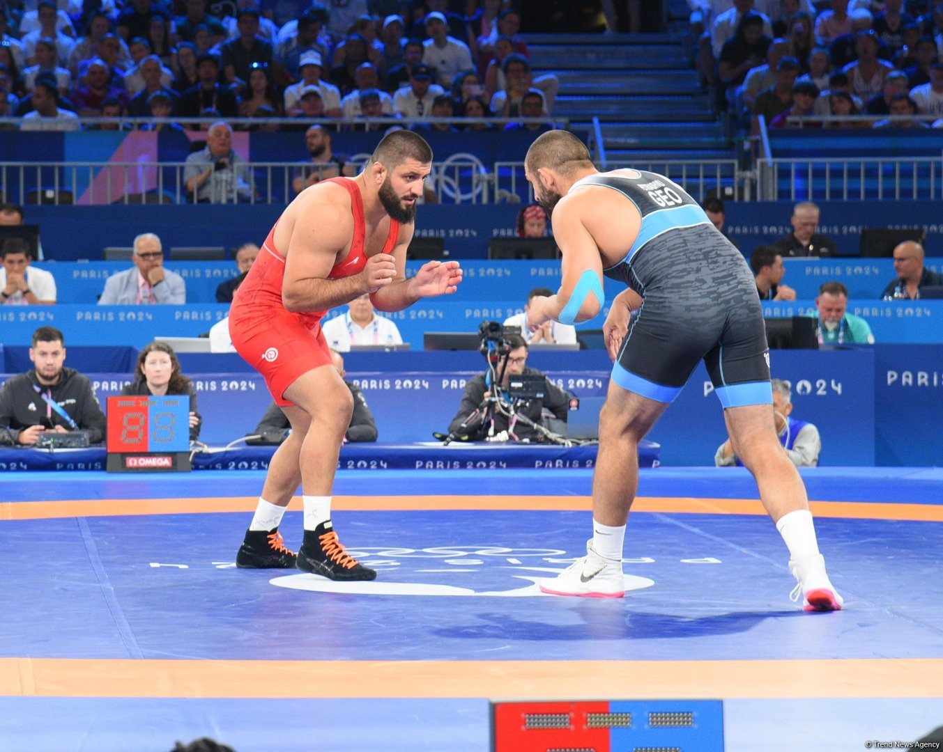 Азербайджанский борец поборется за бронзовую медаль на Олимпиаде в Париже (ФОТО)