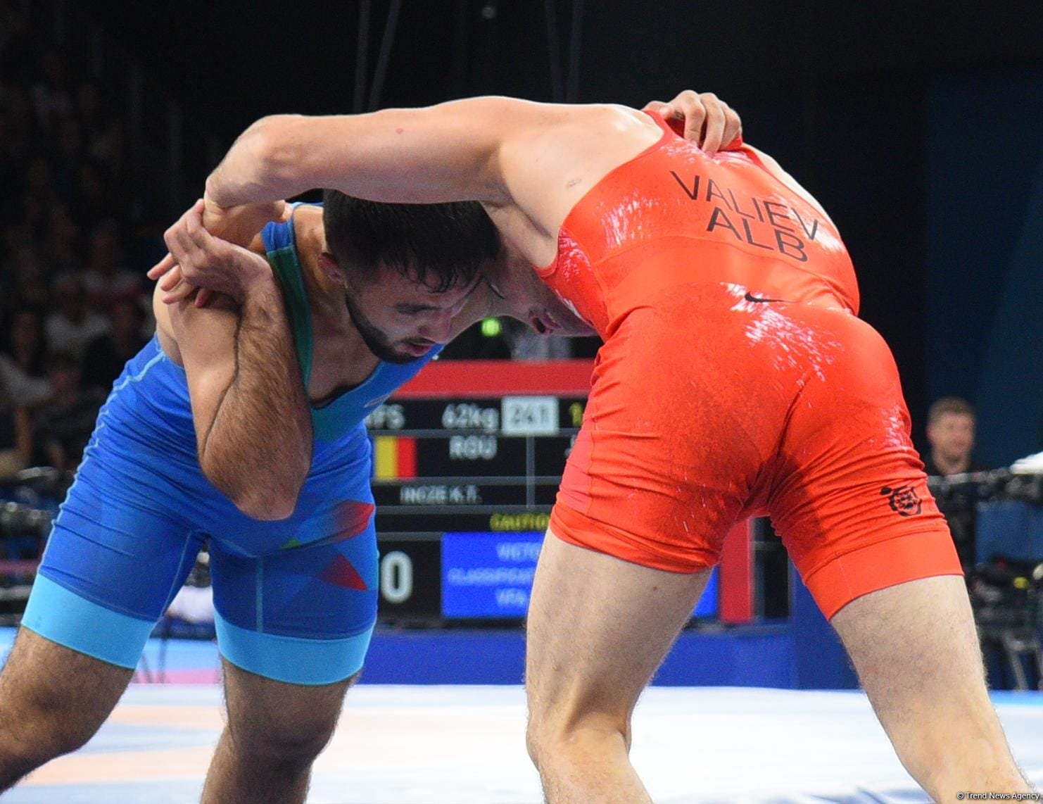 Азербайджанский борец Туран Байрамов проиграл в 1/8 финала соревнований на Олимпиаде в Париже (ФОТО)