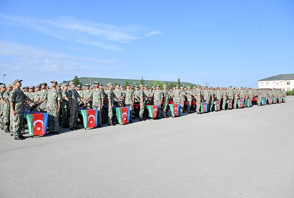 В азербайджанской армии состоялись церемонии принесения присяги (ФОТО/ВИДЕО)