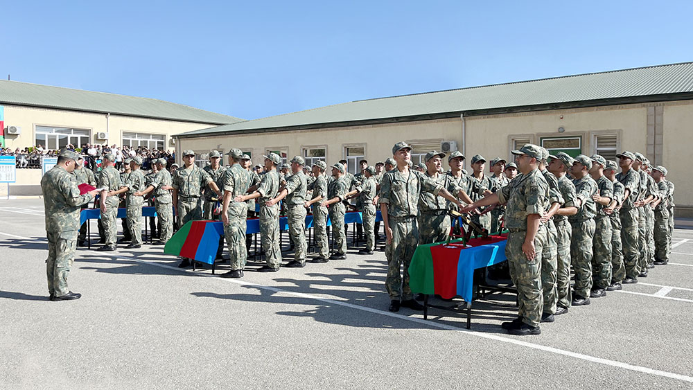 В азербайджанской армии состоялись церемонии принесения присяги (ФОТО/ВИДЕО)