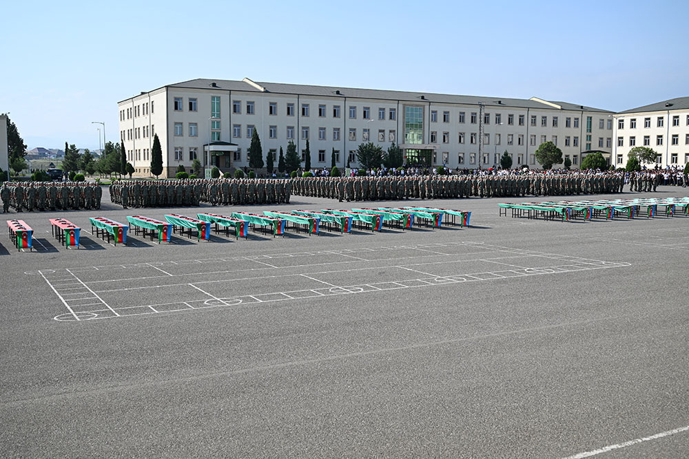 В азербайджанской армии состоялись церемонии принесения присяги (ФОТО/ВИДЕО)