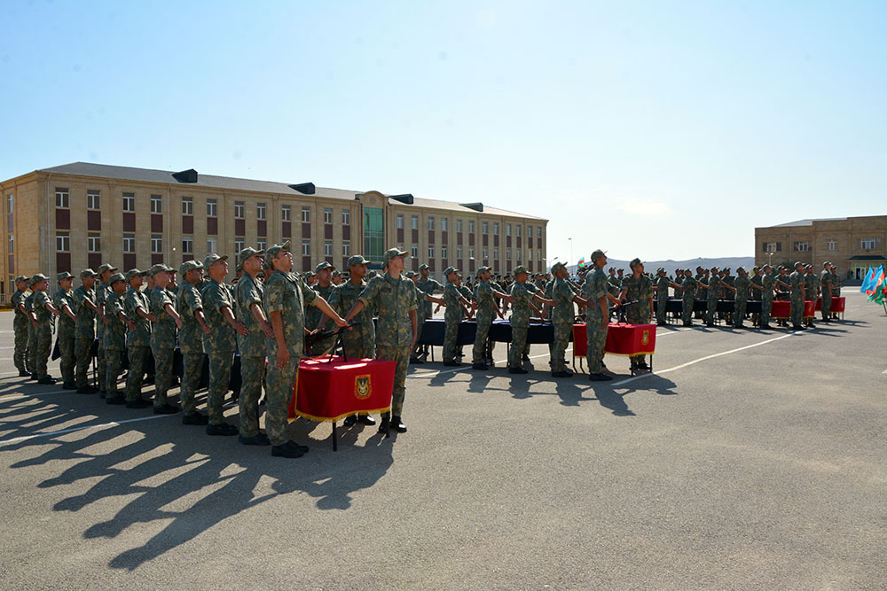 В азербайджанской армии состоялись церемонии принесения присяги (ФОТО/ВИДЕО)