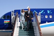 Президент Ильхам Алиев прибыл с государственным визитом в Узбекистан (ФОТО/ВИДЕО)