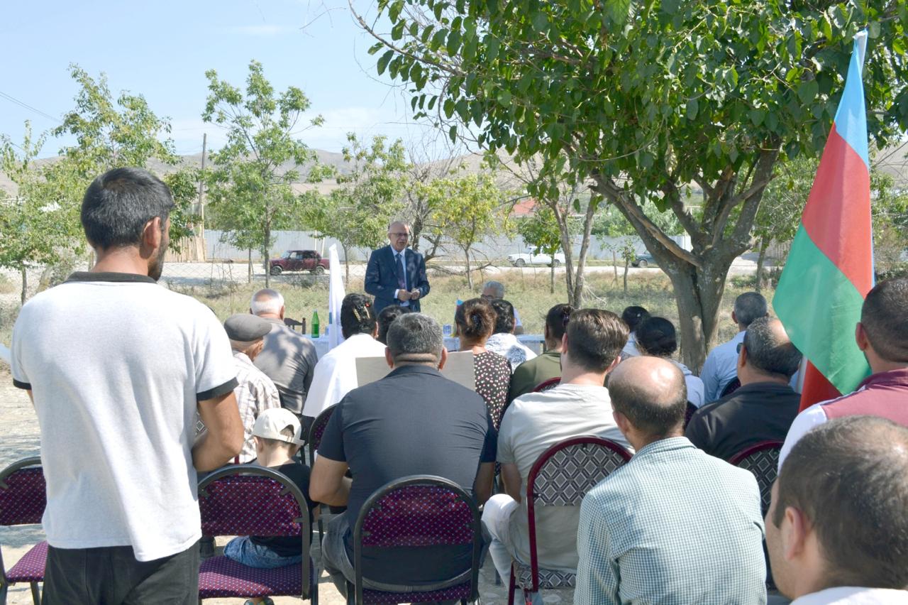 Эльчин Мирзабейли встретился с избирателями в селе Гагали и городе Агсу (ФОТО)
