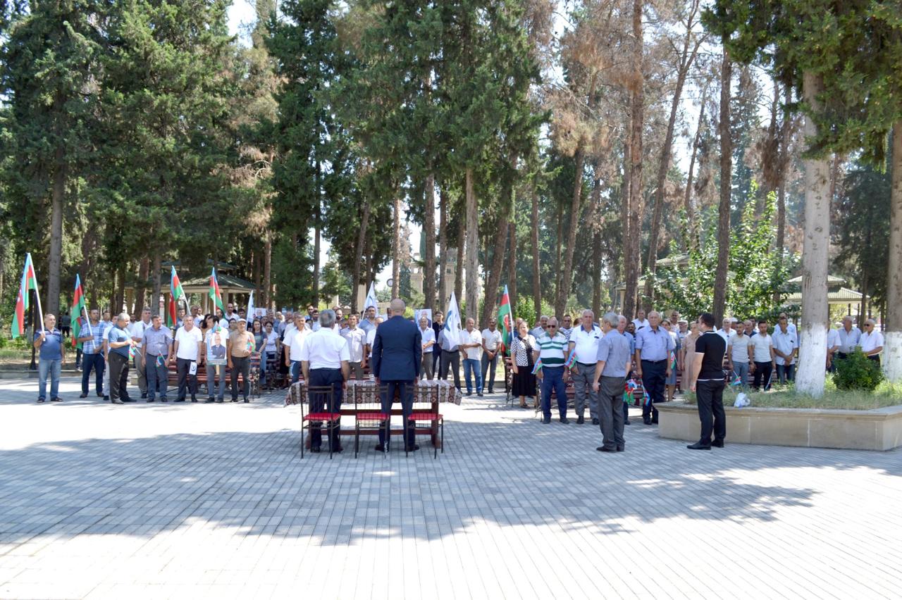 Эльчин Мирзабейли встретился с избирателями в селе Гагали и городе Агсу (ФОТО)