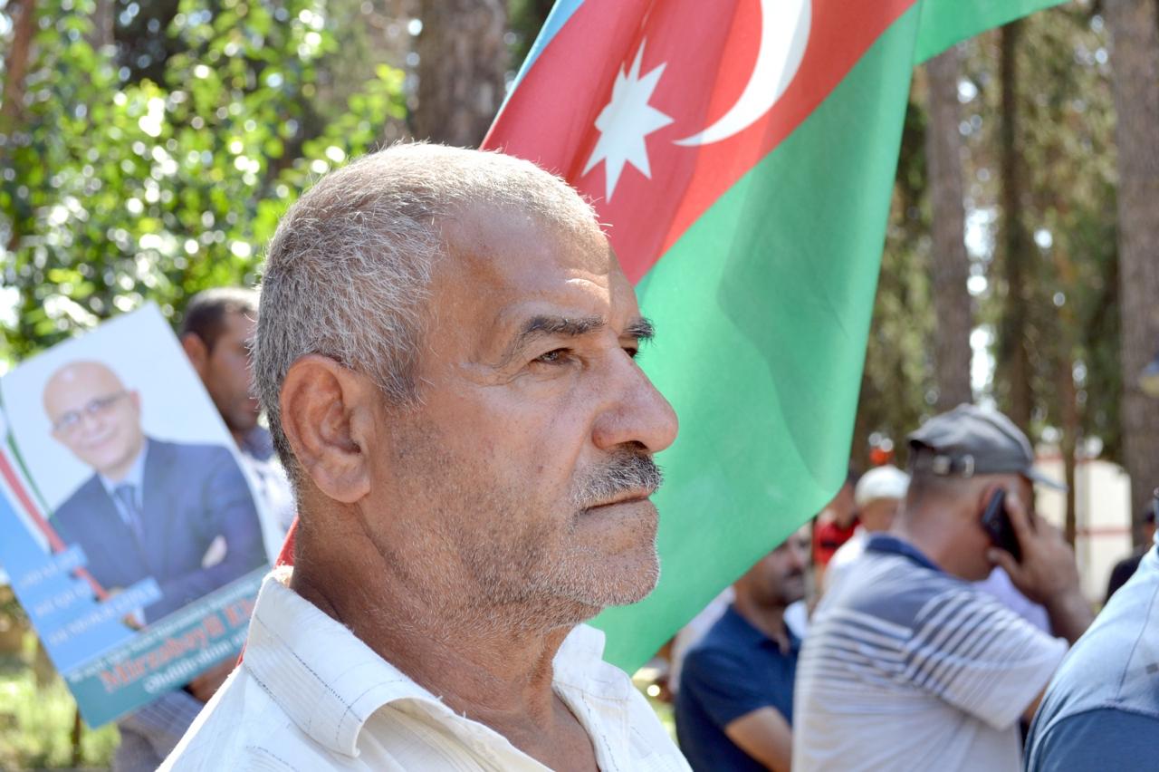 Эльчин Мирзабейли встретился с избирателями в селе Гагали и городе Агсу (ФОТО)