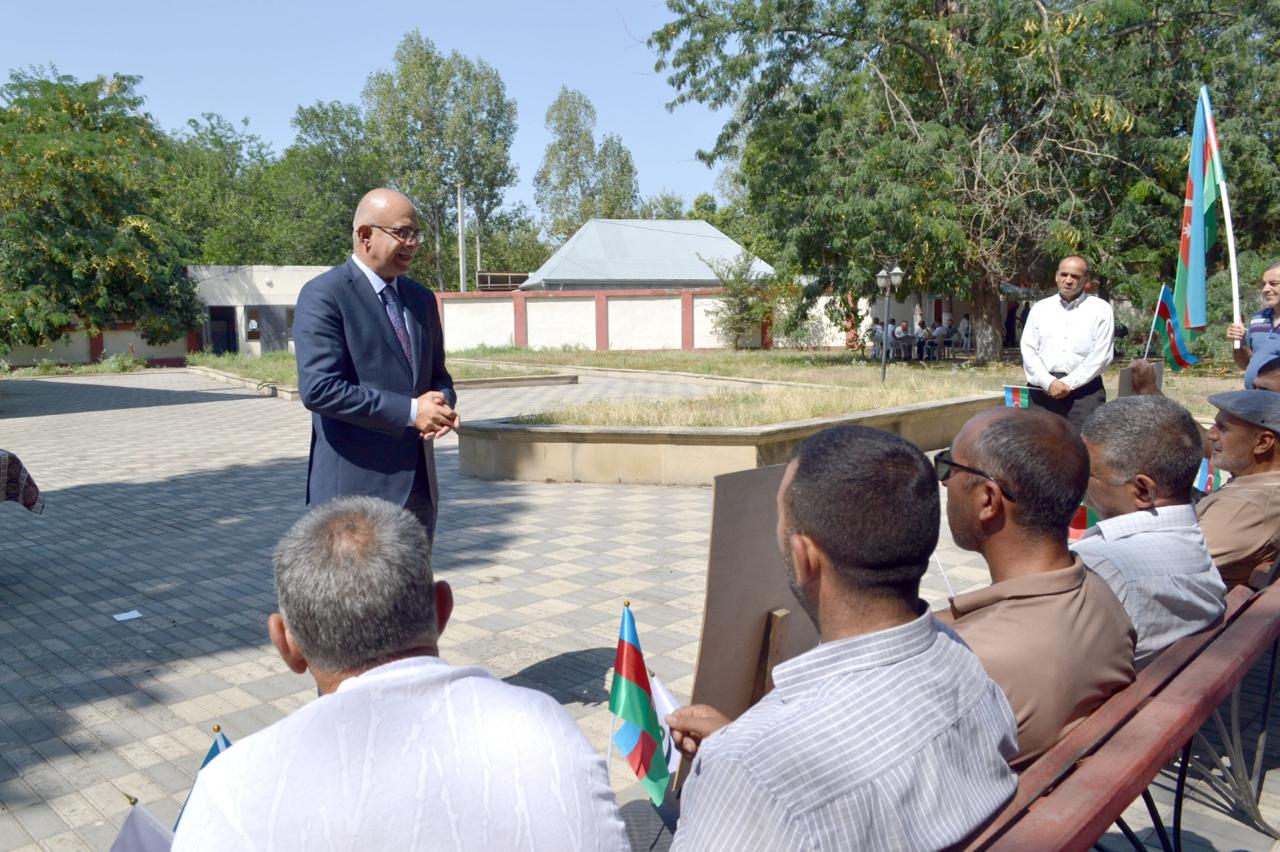 Эльчин Мирзабейли встретился с избирателями в селе Гагали и городе Агсу (ФОТО)