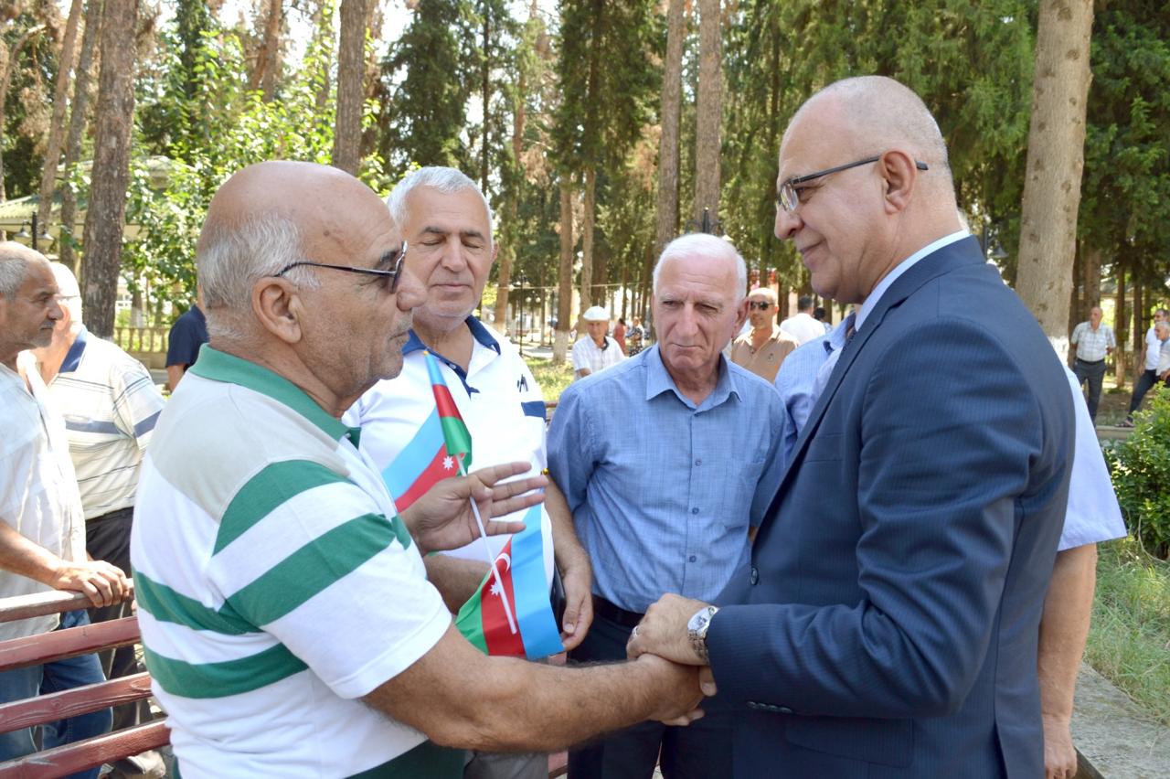 Эльчин Мирзабейли встретился с избирателями в селе Гагали и городе Агсу (ФОТО)
