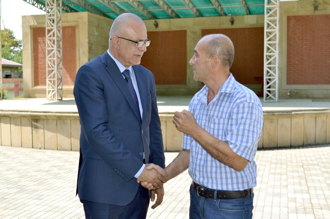 Эльчин Мирзабейли встретился с избирателями в селе Гагали и городе Агсу (ФОТО)