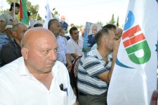 Эльчин Мирзабейли встретился с избирателями в селе Гагали и городе Агсу (ФОТО)