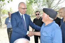 Эльчин Мирзабейли встретился с избирателями в селе Гагали и городе Агсу (ФОТО)
