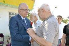 Эльчин Мирзабейли встретился с избирателями в селе Гагали и городе Агсу (ФОТО)