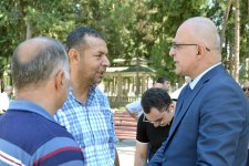 Эльчин Мирзабейли встретился с избирателями в селе Гагали и городе Агсу (ФОТО)