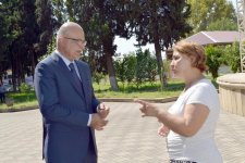 Эльчин Мирзабейли встретился с избирателями в селе Гагали и городе Агсу (ФОТО)